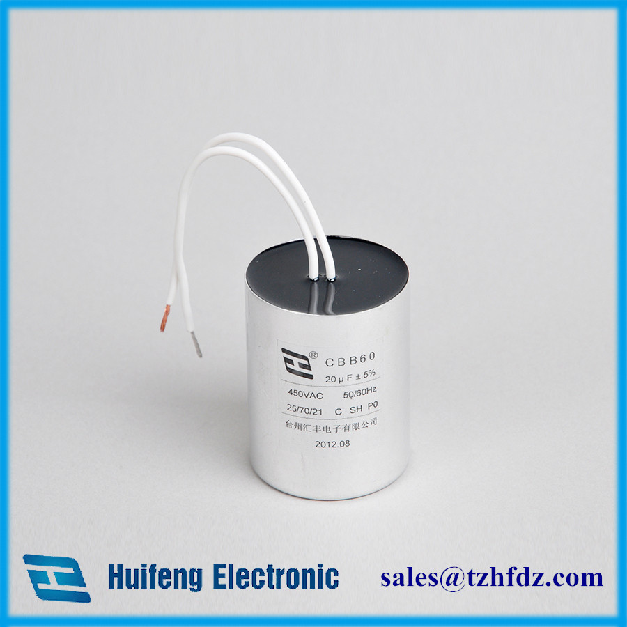 Cbb60 AC Motor Run Capacitor