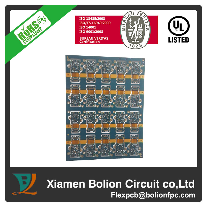 Double-Sided Flexible PCB, Stiffener Material Is Fr4, EMI, Pi