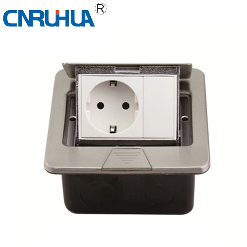 Newest Design OEM Double German Telephone & One-Way Floor Socket