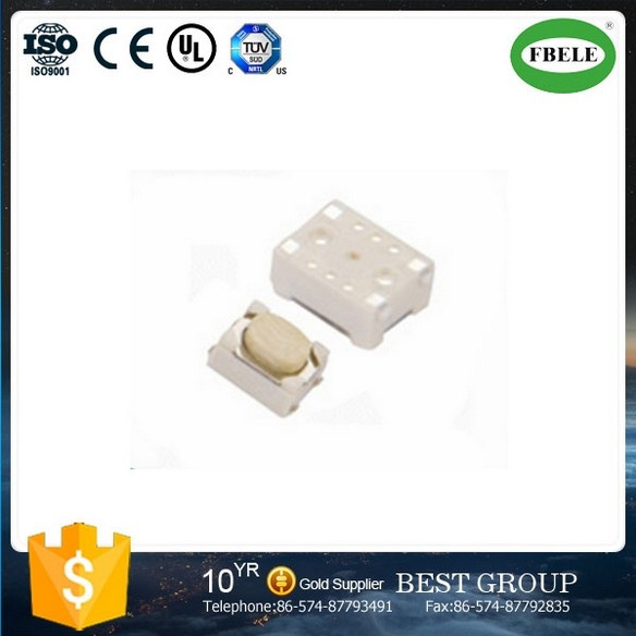 White Silica Gel Cigarette Lighter Touch Push Tactile Switch