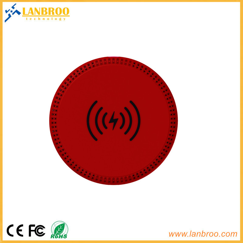 Rubber Wireless Charger Pad Cell Phone Portable Wireless Charging Dock