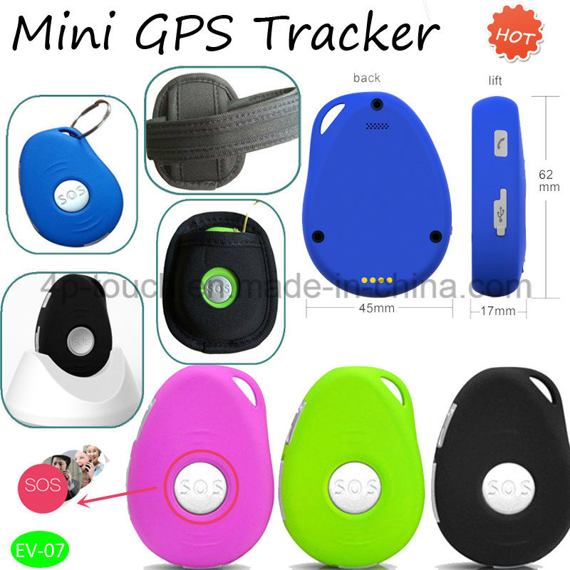 Safety Portable Personal Mini GPS Tracker with Fall Down Alert EV-07