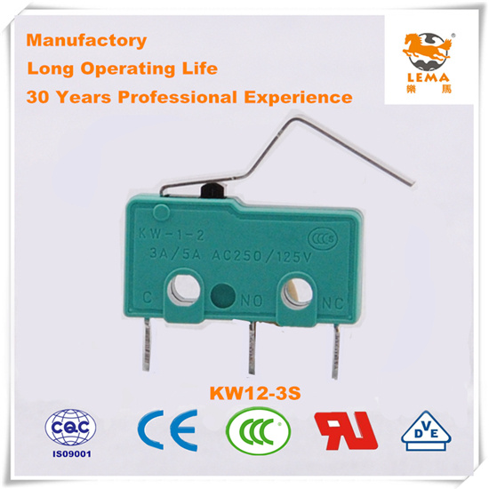 Lema Green Straight PCB Quick Connect Terminal Kw12-3s Micro Switch