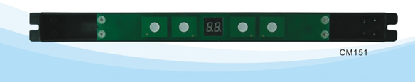 Range Hood Touch Control Switch with 2 Digital Display, Cooker Hood Parts
