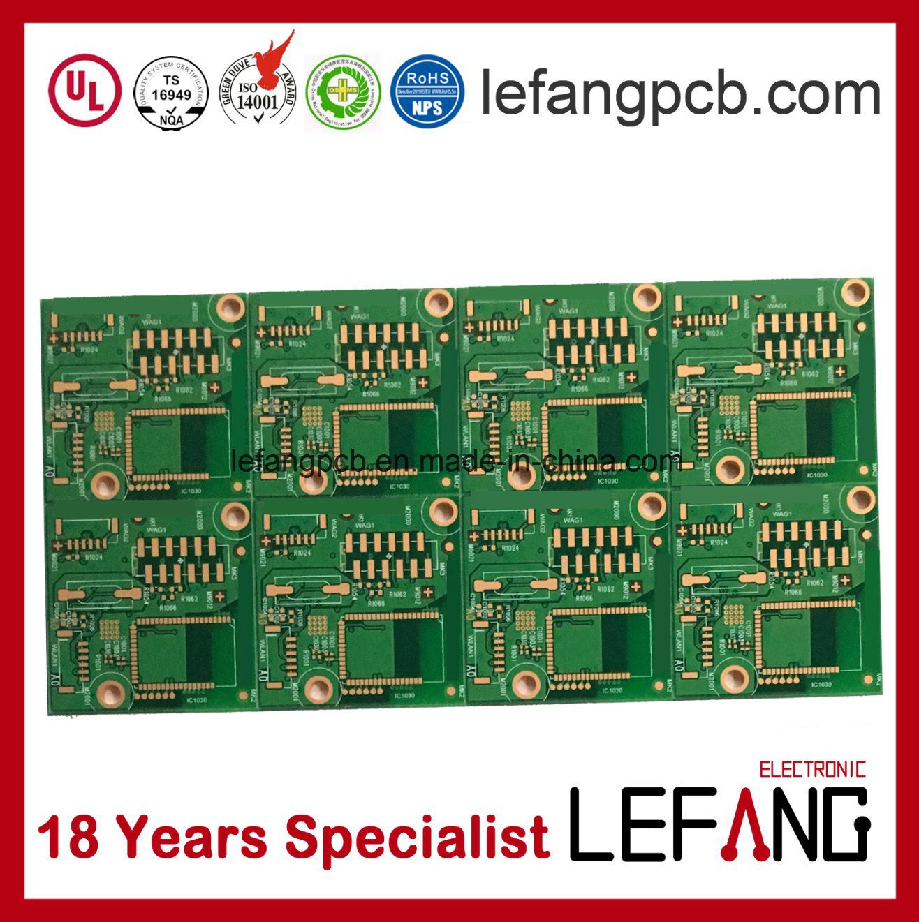 Asic Communication Printed Circuit Board