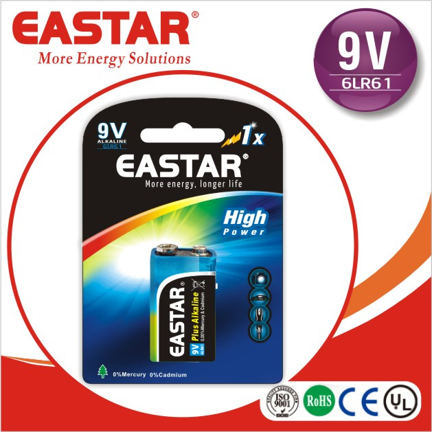 6lr61 9V Alkaline Dry Battery Cell