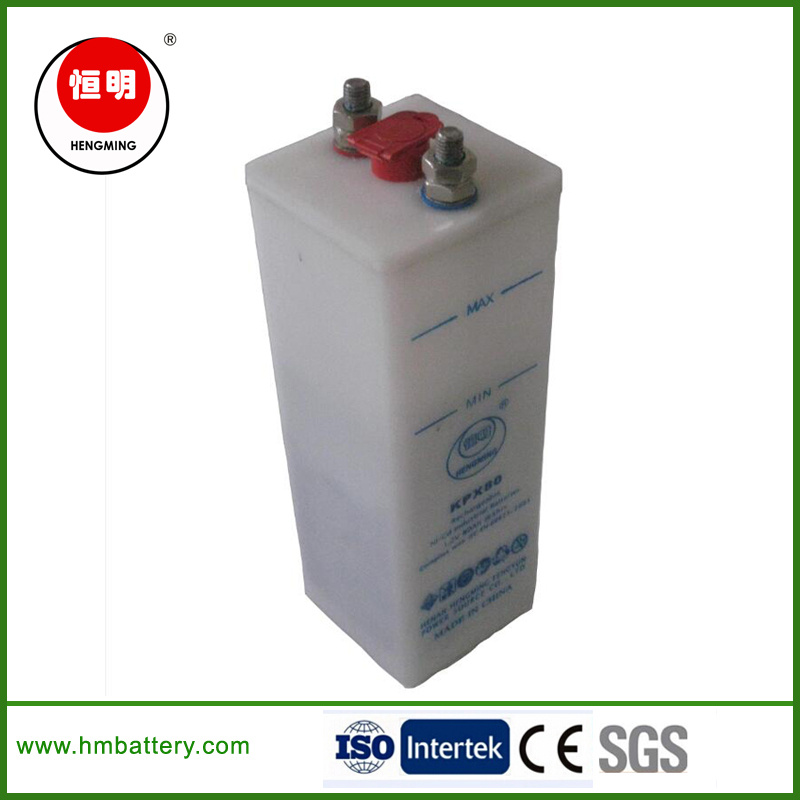 Ni-CD Sintered Battery Gnc80 with 1.2V80ah for Diesel Engine Starting