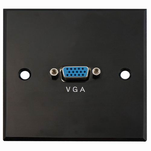Aluminum VGA Wall Socket, Face Plate (9.2078)