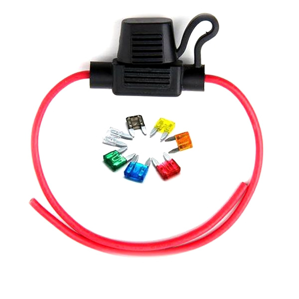 12V Waterproof Auto Automotive Mini Blade Inline Car Fuse Holder