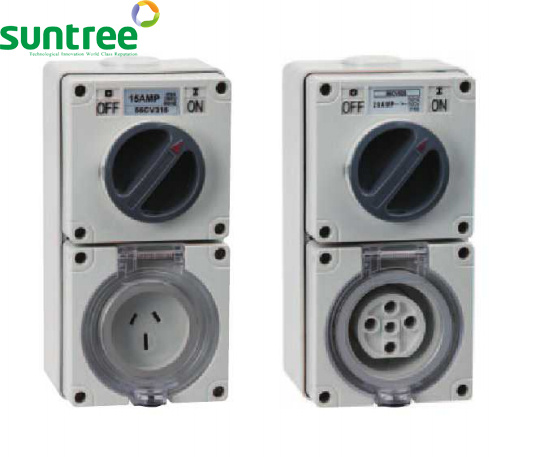 3 Phase Combo Switch & Socket with Good Quality