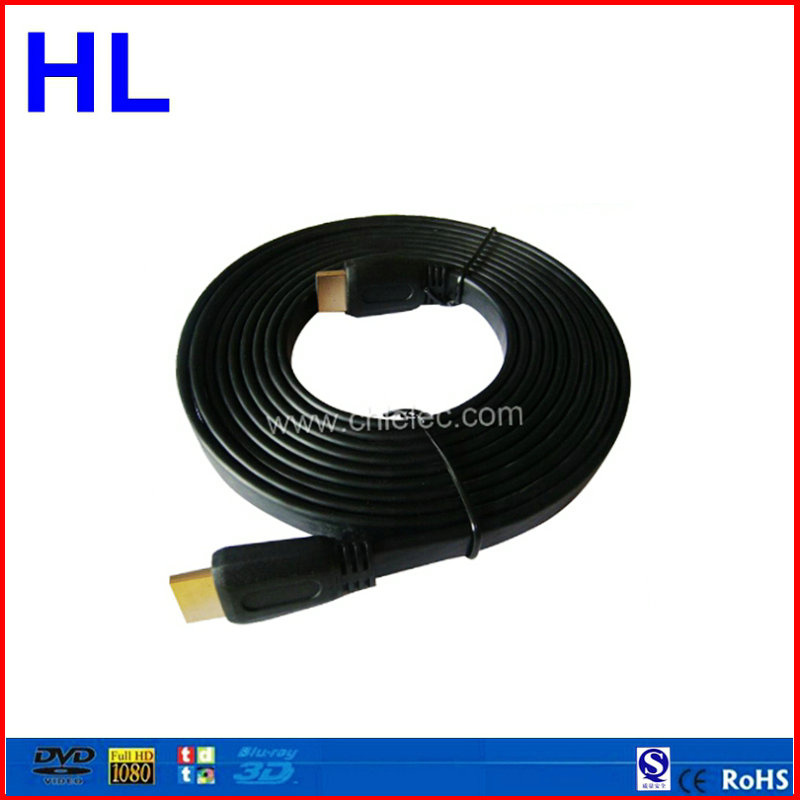 5m Black Flat HDMI Cable (SY093)