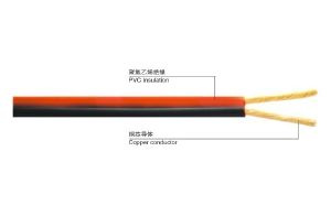 PVC Insulated Flat Solid Wire 2*6mm2+1*4mm2