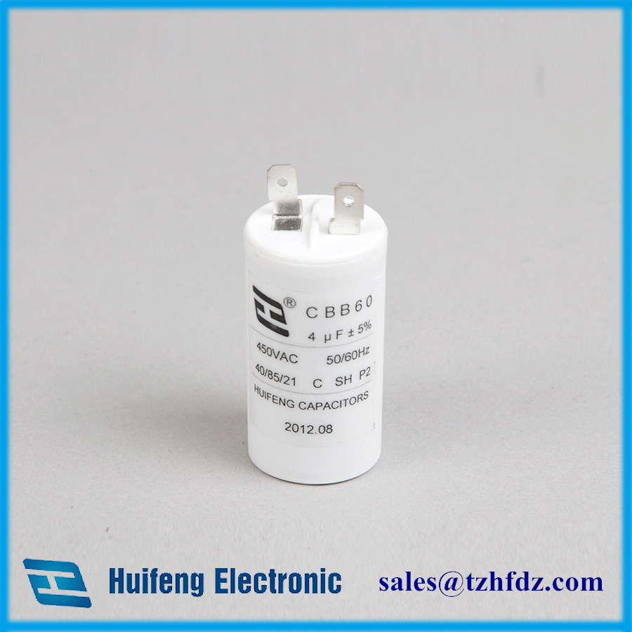 Cbb60 Motor Run Capacitor with Pins