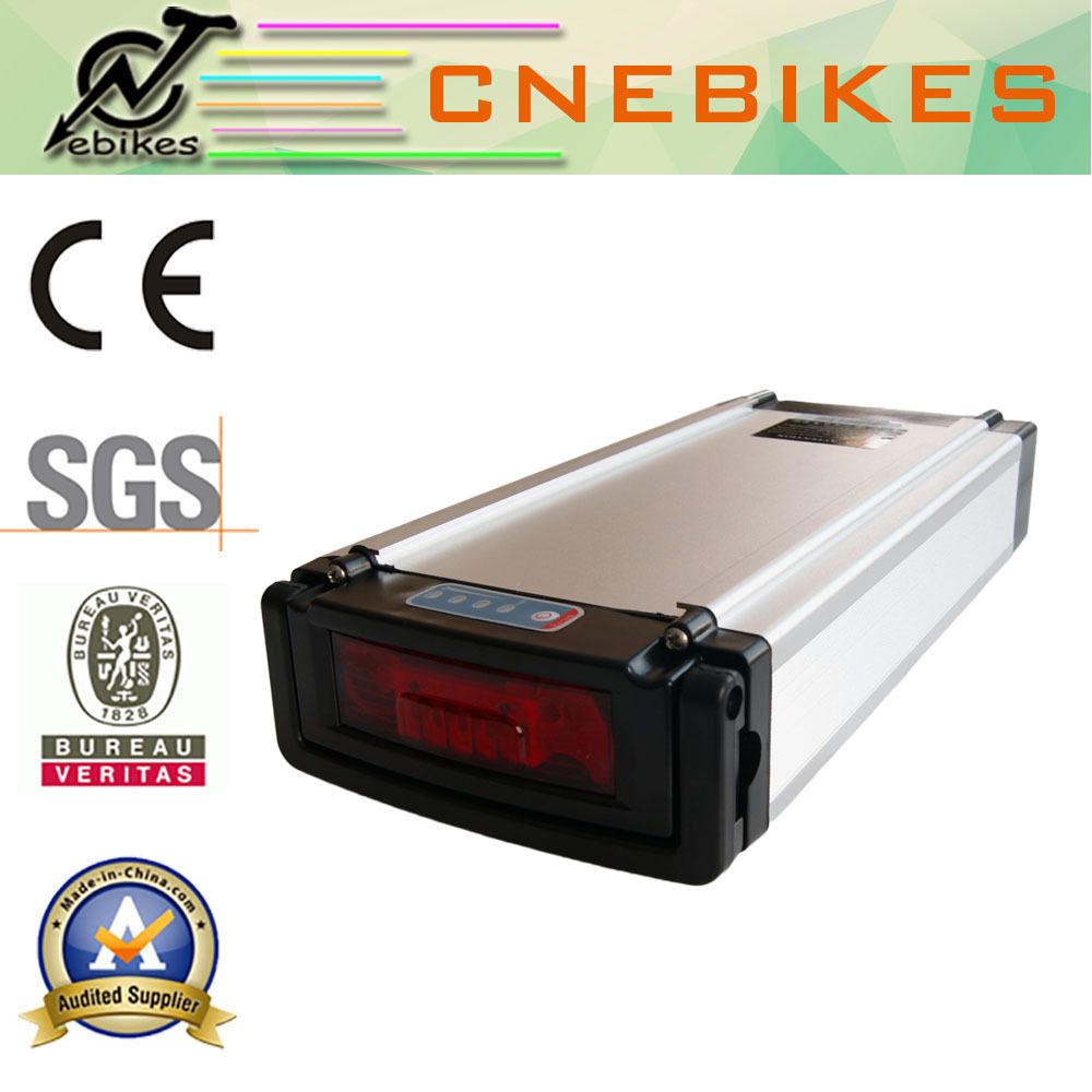 36V 10ah Li-Polymer Rack Type Battery with Light