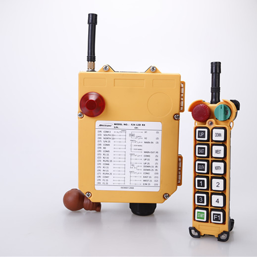 F24-12D Push Button Wireless Industrial Radio Remote Controller for Crane