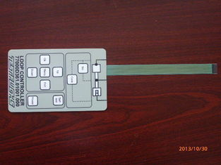 Thin Film 3m Adhesive Single Membrane Switch, Embossed Membrane Key Switches
