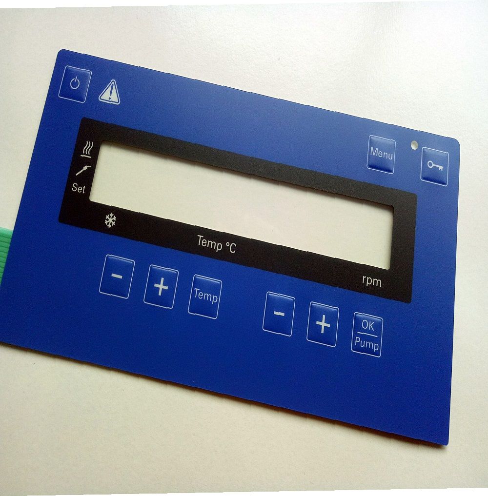 Tactile Push Keyboard Membrane Switch with Skylight