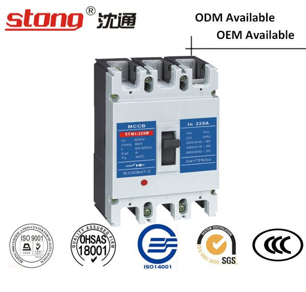 Stong Stm1-225A Moulded Case Circuit Breaker MCCB with Paremeters