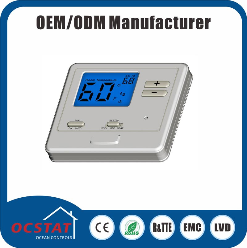 Heat Pump Air Conditioning Low Voltage 24V Thermostat