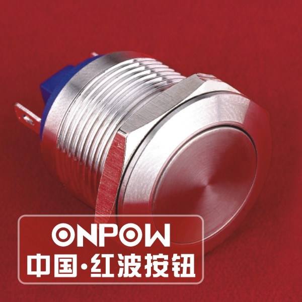 Onpow 19mm Push Button Switch (GQ19F-10/J, CE, CCC, RoHS, REECH)