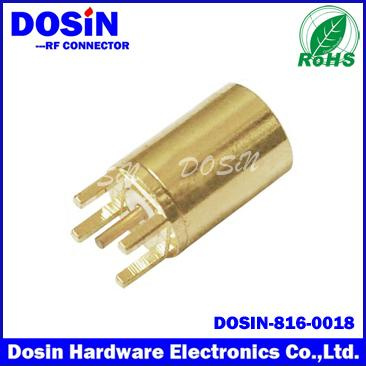SMB Male PCB Mount RF Coaxial Connector