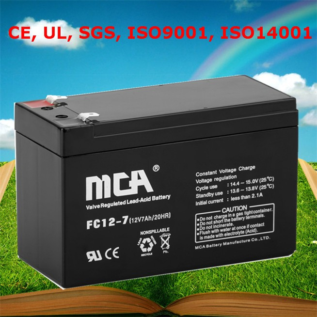 12V 7ah Battery Portable Battery Back up
