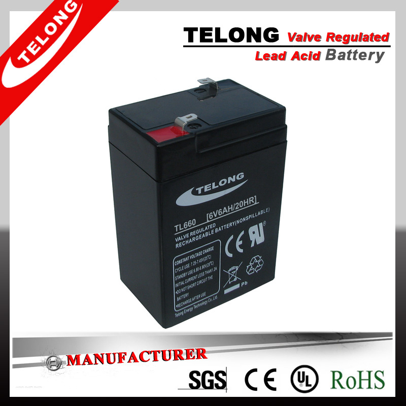 6V6ah General Lead Acid Battery for Electronic Toy