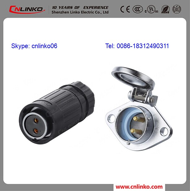 2 Pin Female Male Power 20A High Temperature Connector