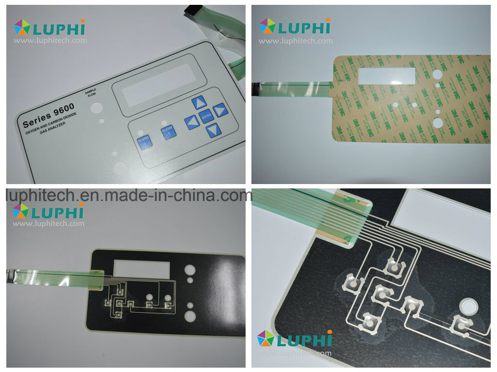 High Quality Customized Membrane Switch Keypad with Female Connector