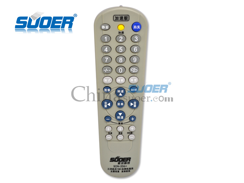 Suoer Low Price Universal TV Remote Control (SON-206)