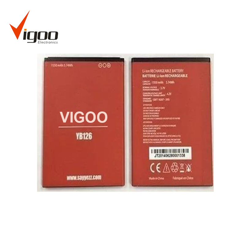 Factory Price Good Quality Mobile Phone Battery Yb126 for Yezz