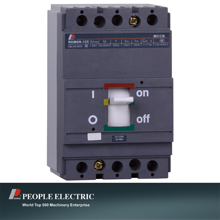 Moulded Case Circuit Breaker of Rdm6n-125 3p
