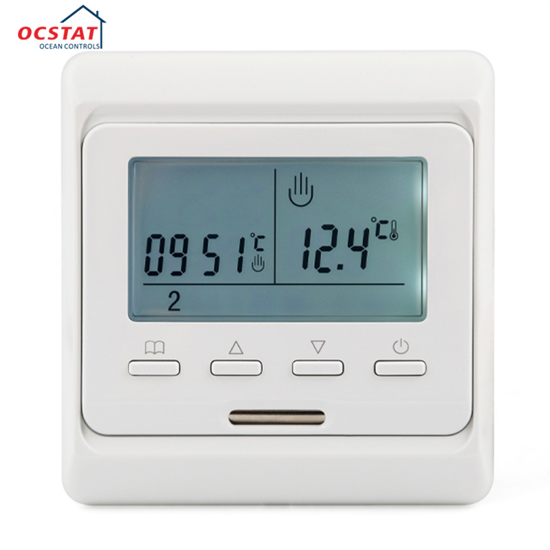 Digital Programmable Boiler Heating HVAC Electric Heating Thermostat with 16A