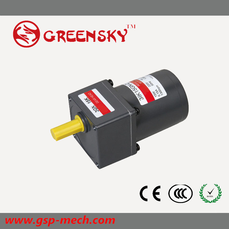 15W Micro AC Gear Motor with Variable Speed
