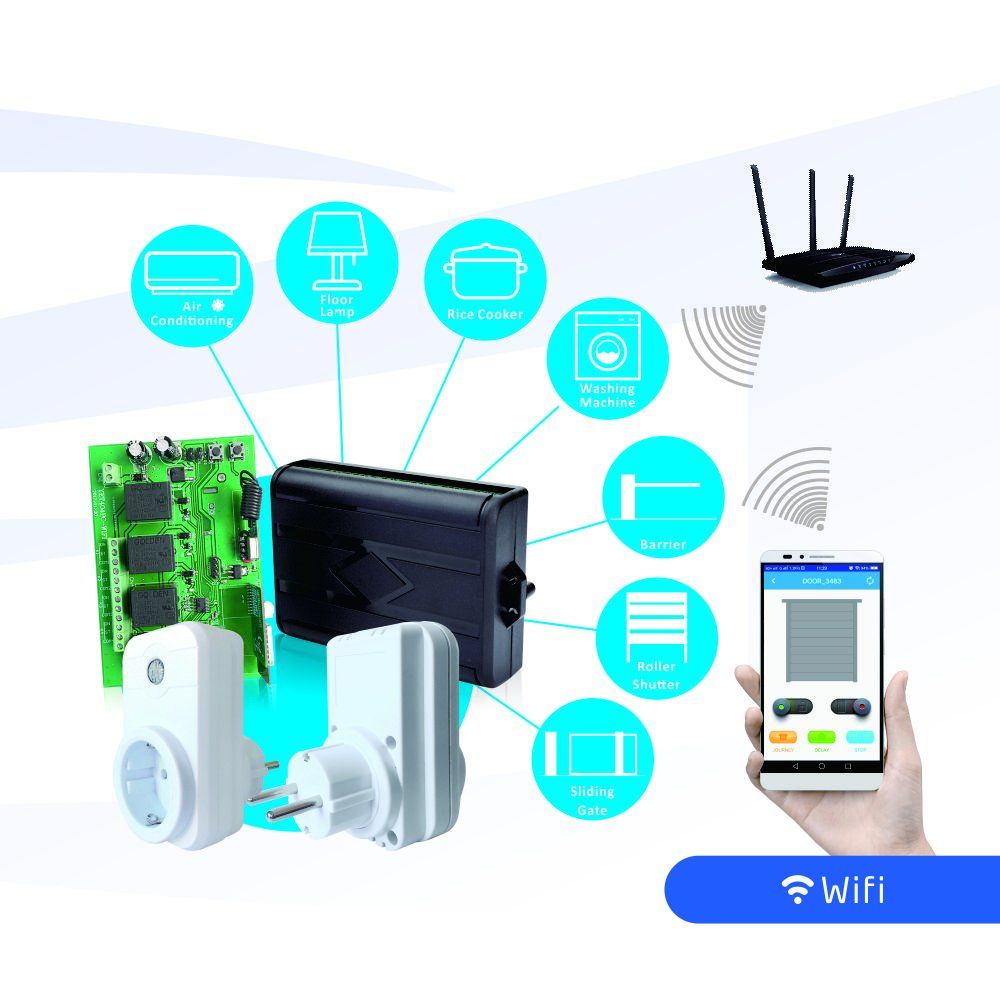 High Quality Smart WiFi 4 Channel Receiver Switch