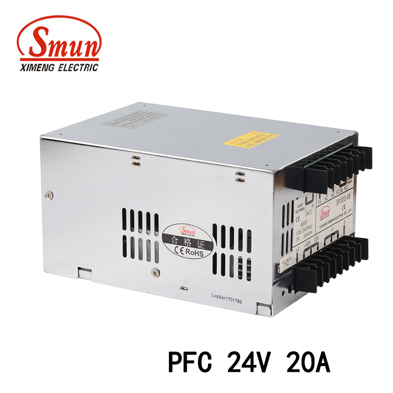 High Efficiency 15VDC 32A 500W Power Supply with Pfc Function
