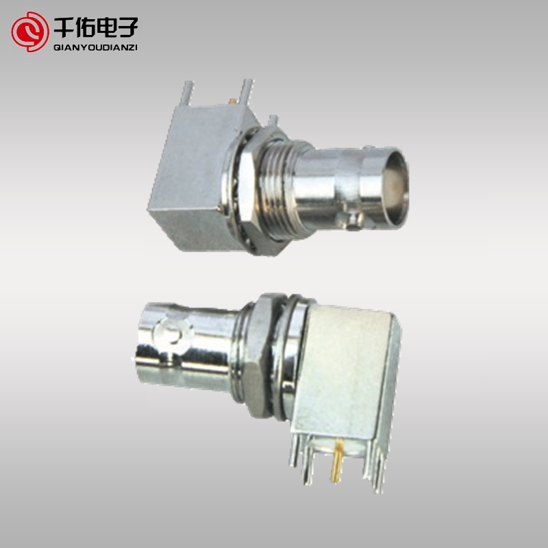 Female RF Coaxial BNC Connector