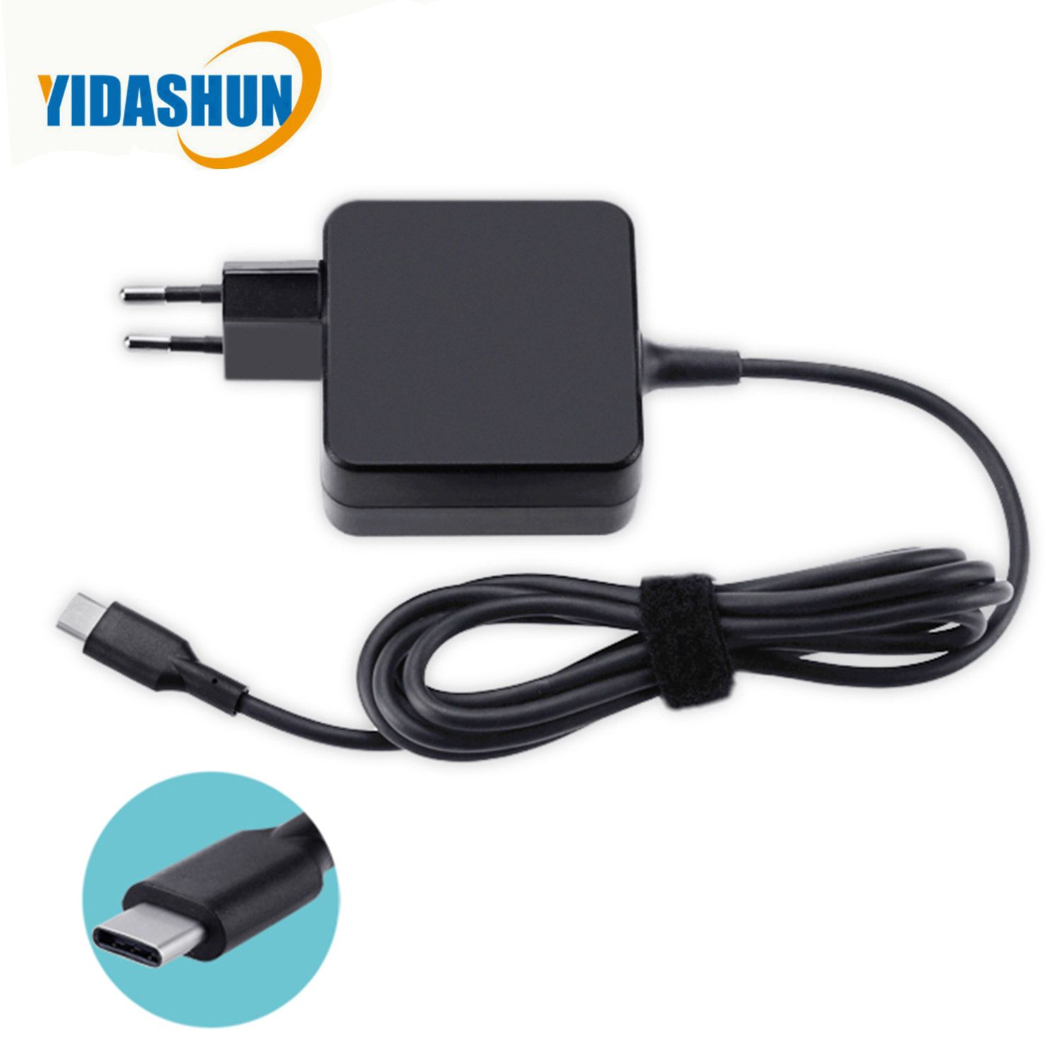 45W Type-C Laptop Charger Notebook Power Adapter for Asus
