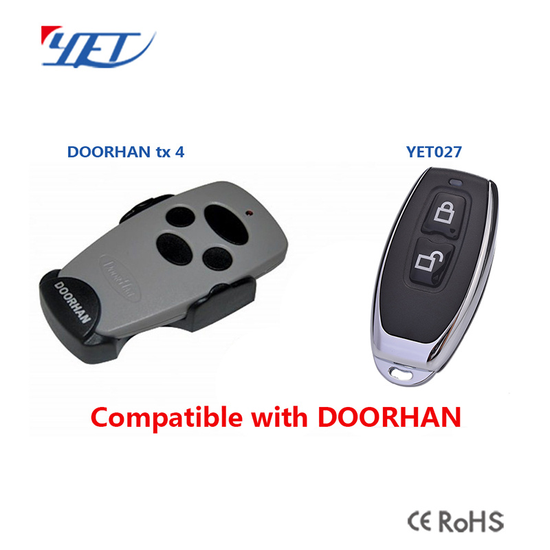 433MHz Doorhan Compatible Remote