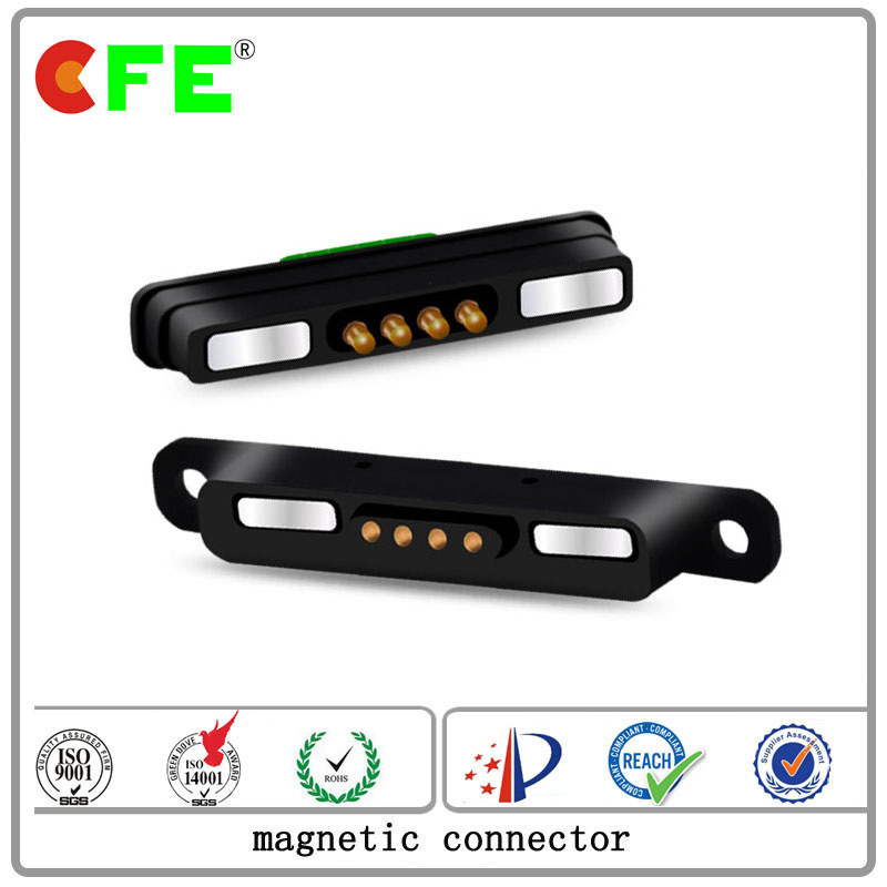 Adapter Type and Power Application Magnetic Pogo Pin Connector