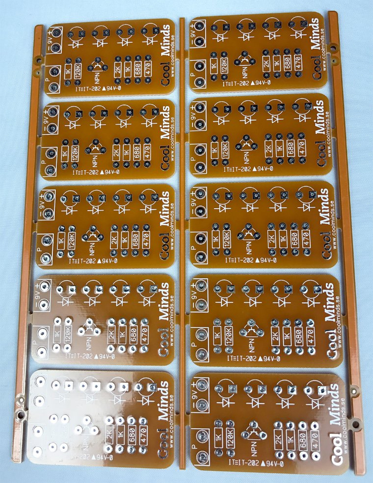 Fr4 Double Layer PCB Board with Yellow Soldmask