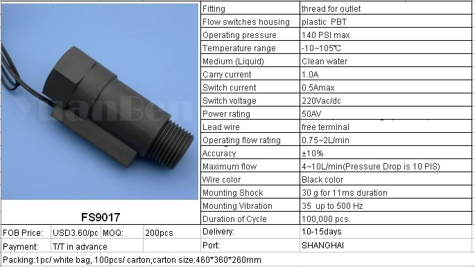 Mini Flow Switch