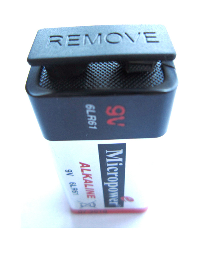 Alkaline Dry Battery 6lr61 9V with Plastic Cap