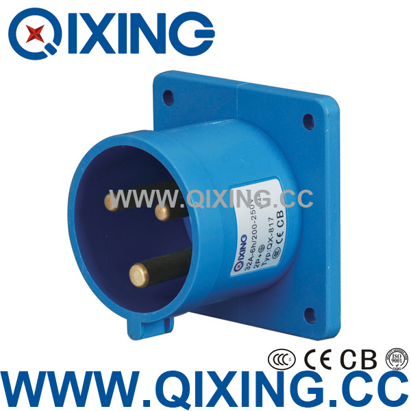 IP44 32A Panel Mounted Plug for Industrial Application (QX-817)