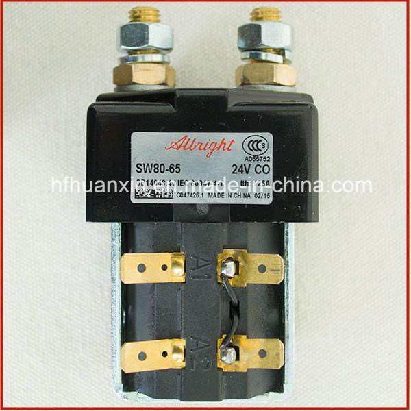 Single Pole Single Throw Normally Open Albright Electric Contactor Sw80-65 125A