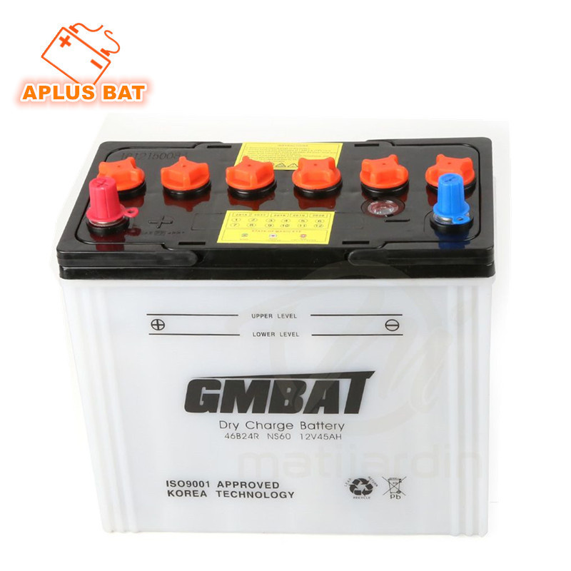 Wholesale 12V 45ah Dry Charged Vehicle Batteries Ns60 46b24r