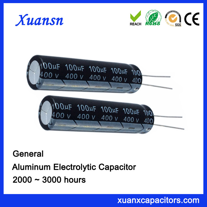100UF 400V High Voltage Electric Capacitors