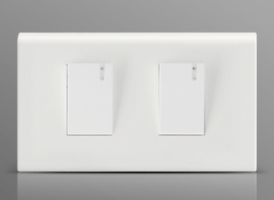 Thailand or Philippines High Quality 2 Gang 2 Way Switch 16A