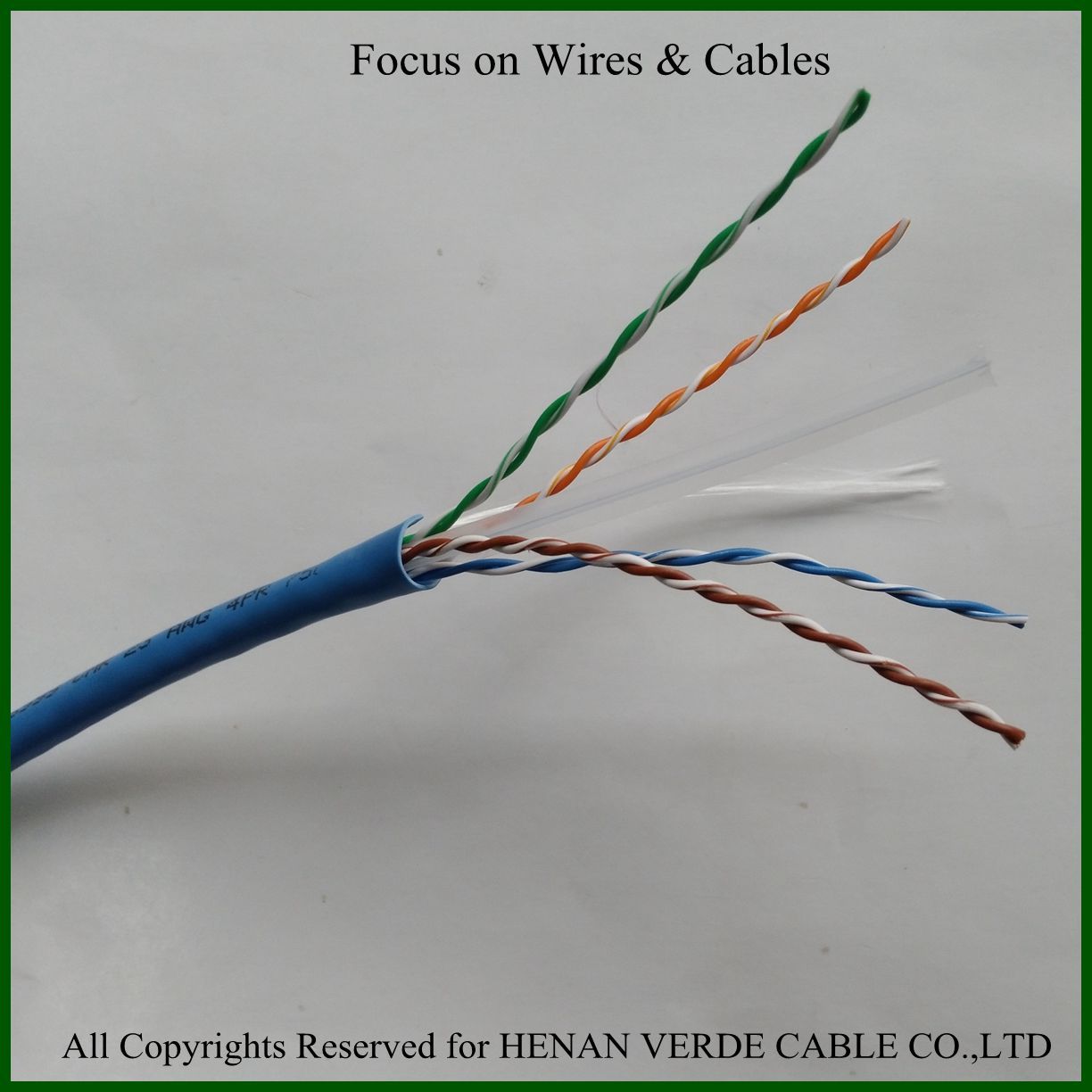RoHS Compliant UTP CAT6 Cable Network Cable