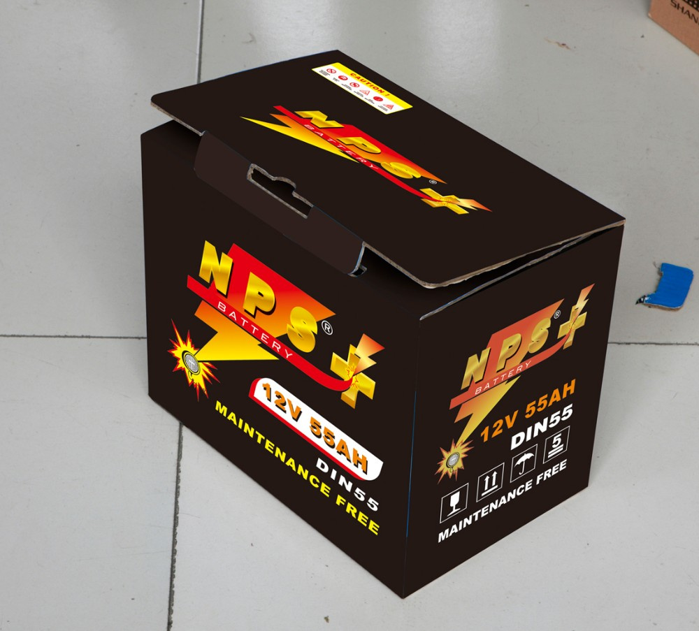 High Capacity Dry Charged Car Battery 12V70ah